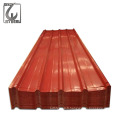 Matière de construction couleur revêtue de toiture en métal enlacée galvanisée